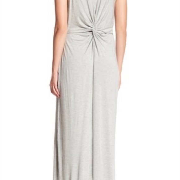 NWOT Bobeau V Neck Twist Back Maxi Dress - Picture 3 of 6